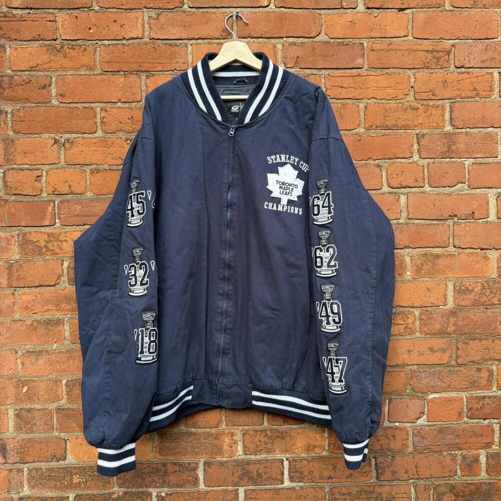 vintage Toronto maple leafs Stanley cup champions jacket 4XL